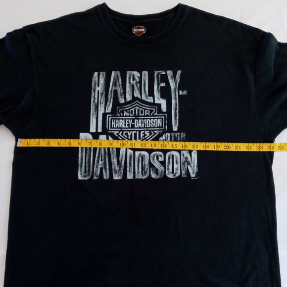 Harley-Davidson Voight Fort Mc Murry Alberta black Tee size 2X - Picture 5 of 9